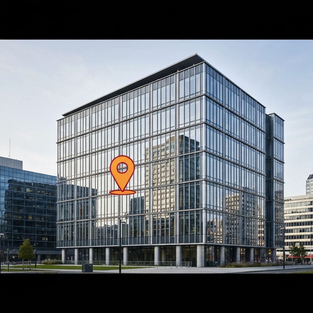 Localização do escritório